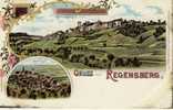 CPA (SUISSE  A) GRUSS Aus REGENSBERG (litho) - Berg