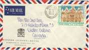 1972 Cover From New Caledonia With Nice "UNESCO"Stamp & Great Noumea Cancel 1 - Covers & Documents