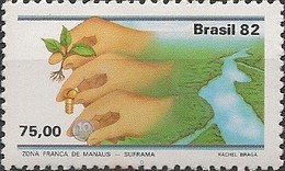 BRAZIL - PORT OF MANAUS, FREE TRADE ZONE 1982 - MNH - Ongebruikt