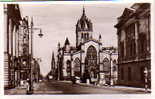 Real Photo EDINBURGH - St. Giles Cathedral And Animated Street C1940s   SCOTLAND - Midlothian/ Edinburgh