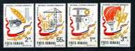 ROUMANIE / CINTAREA ROMANIEI / CULTURE / AGRICULTURE / TECHNOLOGIE / TRACTEUR / BLE / GRUE / CONSTRUCTION - Unused Stamps