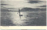 Raphael Tuck Moonlit Sea Series, On The River Clyde 1914 Finsbury Park Postmark - Tuck, Raphael