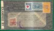 HONDURAS - VF CENSORED 1942 COVER From TEGUCIGALPA To LOS ANGELES - Honduras