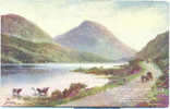 Ireland Water Colour Aquarelle The Irish Lakes And Fells, Poem Eva Brennan - Autres & Non Classés