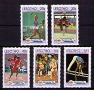 LESOTHO 1992 OLYMPICS BARCELONA 92 - YVERT Nº 1032-1036 - MICHEL 990-994 - SCOTT 917-921 - Gymnastik