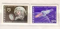 BULGARIA  / Bulgarie  1961  SPACE - Vostok 2   2v.-MNH - Europe