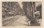 06..NICE..AVENUE DE LA GARE..PLATANES FLEURIS..1914..CHEMISERIE.OPTICIEN.PIANO.CYCLISTES - Cafés, Hoteles, Restaurantes