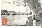 CPA  AIXE EN VIENNE Le Pont Et Les Restes Du Chateau De Jeanne D'albret - Aixe Sur Vienne