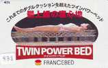 Télécarte Japon Japan PARIS.  France Related (438) TWINPOWERBED  * French Related  *  Frankreich Verbunden - Mode