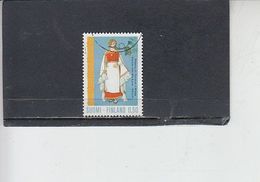 FINLANDIA 1972 - Yvert  674° -  Costumi - Gebruikt