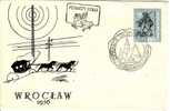 Lettre FDC  Wroclaw 1956 / Otwarcie Muzeum / Chevaux, Diligence... - Lettres & Documents