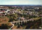 CPSM. BELLAC. HAUTE VIENNE. VUE GENERALE AERIENNE. - Bellac