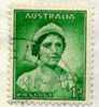 PIA - AUSTRALIA  - 1938-42 : Serie Corrente : Regina Elisabetta - (Yv 126) - Used Stamps