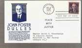 FDC John Foster Culles - Scott # 1172 - 1951-1960