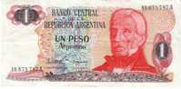 Argentina 1 Peso Argentino 1983-84 Currency Banknote, Krause #311 - Argentina