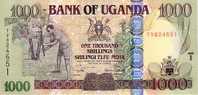 OUGANDA  1 000 Schillings   Daté De 2005   Pick 43    ***** BILLET  NEUF ***** - Ouganda