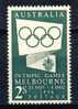 1955 Australia MNH 2 Shillings Olympics Green Scott # 286 - Neufs