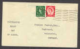 Great Britain FDC 1952 Queen Elizabeth II 1½ & 2½ D. Unofficial FDC !! - 1952-1971 Dezimalausgaben (Vorläufer)