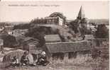 MAREUIL SUR LAY (VENDEE) LE CHATEAU ET L'EGLISE (ANIMATION) - Mareuil Sur Lay Dissais