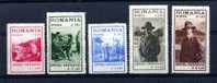 Roumanie  :  Yv  422-26  *  Scouts   ,    N2 - Unused Stamps
