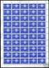 GREECE EUROPA 1960 SHEET OF 50 MNH - Fogli Completi