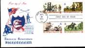 Fdc USA 1973 Histoire Indépendance USA Rise Of The Spirit Of Independence - Indépendance USA
