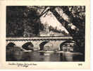 BRANTOME (Dordogne): Pont Sur La Dronne Et Abbaye - (CARTE GEANTE Format 14 X 18) - Brantome