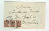 Lettre TP Sceau Etat TAMINES 1941 Vers Bruxelles  --  B1/157 - 1935-1949 Kleines Staatssiegel