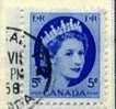 PIA - CANADA - 1954 : Regina Elisabetta  - (Yv 271) - Gebruikt