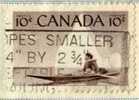 PIA - CANADA - 1955 : Cacciatore Eschimese In Kayak  - (Yv 278) - Usati