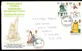 Great Britain 1976 Cultural Traditions. FDC. Lincoln Postmark - 1971-80 Ediciones Decimal