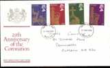 Great Britain 1978 25th Ann.of Coronation. FDC. Glasgow Postmark - 1971-1980 Decimal Issues