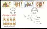 Great Britain 1978 Christmas. FDC. Glasgow Postmark - 1971-1980 Decimal Issues