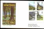 Great Britain 1979 Spring Wild Flowers. FDC. Glasgow Postmark (Philart Cover) - 1971-1980 Decimal Issues