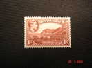 Montserrat 1938 King George VI   1/-  Red SG 108 MH  Pf13 - Montserrat