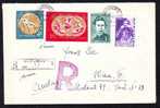 1963,nice Franking ROWING ,on REGISTRED Cover 4 STAMPS FACE VALUE 4,20 LEI VERY RARE!!. - Briefe U. Dokumente