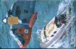# GUERNSEY GRN9 Bailiwick Of Guernsey -   Ambulance Launch L6 Gpt  -boat,bateau,helicoptere- 17000ex Tres Bon Etat - [ 7] Jersey And Guernsey