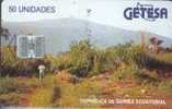 # GUINEA_ECUATORIAL 2 Fields & Mountain 50 Sc7   Tres Bon Etat - Guinée-Equatoriale
