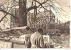 PARIS-bouquiniste De La Rive Gauche Et Notre Dame - The River Seine And Its Banks