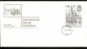 Great Britain 1980  London 1980 FDC.  Perth Postmark - 1971-80 Ediciones Decimal