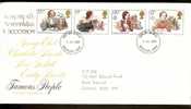 Great Britain 1980  Famous People FDC.  Bromley Postmark - 1971-1980 Dezimalausgaben