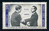 1964 MEXICO  J.  Kennedy  Yvert Cat. N° Air 245  Absolutely Perfect MNH ** - Kennedy (John F.)