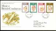 Great Britain 1980  British Conductors  FDC.  Bromley Postmark - 1971-1980 Decimal Issues