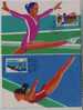 China 1992 Set Of 4 Barcelona Olympic Games Maximum Card,maxi Card,basketball,weightlifting,diving,gymnastics - Verano 1992: Barcelona
