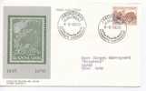 Greenland FDC 4.5.1970 25th Anniversary Of The Liberation Of Denmark With Cachet Sent To Denmark - Autres & Non Classés