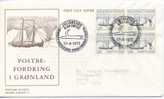 Greenland FDC In Block Of 4 17-4-1975 The Schooner SEAHORSE With Cachet Sent To Denmark - Otros & Sin Clasificación