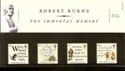 Great Britain 1996  Robert Burns.  Presentation Pack - Presentation Packs