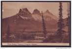 1900s Three Sisters, Canmore, Canadian Rockies, Bow Valley, Alberta Canada - The Valentine&Sons' Publ. No. 600171 - Lac Louise