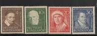 MICHEL - BAND 2 - 1951 - WOHLFAHRT : HELFER DER MENSCHHEIT (II) - Unused Stamps