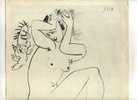 - REPROS RECTO-VERSO DE DESSINS DE PICASSO DE 1954 - Andere & Zonder Classificatie